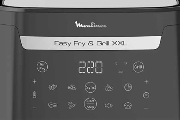 Panel de la Moulinex Easy Fry XXL EZ8018